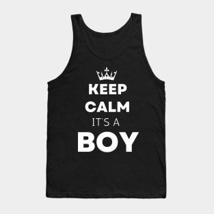 Ceep calm it's a boy Ahoy it's a boy " new mom gift" & "new dad gift" "it's a boy pregnancy" newborn, mother of boy, dad of boy gift Tank Top